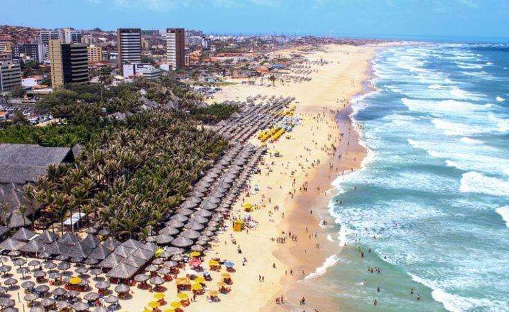Apto Exclusivo, 200M Da Praia, Horario Flexivel 24 Horas Fortaleza  Luaran gambar